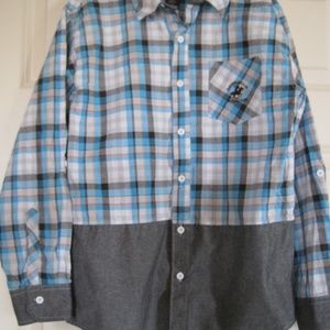 Beverly Hills Polo Club button down sz Boy L